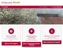 Tablet Screenshot of moodle.edgecombe.edu