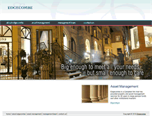 Tablet Screenshot of edgecombe.ca
